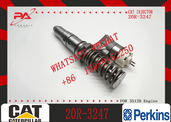 Excavator Parts 392-0225 Fuel Injector 3920225 20R-3247 20R3247 for CAT 3508B 3512B 3516B 3512C 3516C