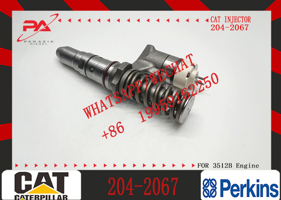 High Quality Fuel Injector 204-2067 2042067 Diesel Engine Fuel Injector 10R-6162 10R6162 for CAT C15 C18 C13 C32 3406E 3512B