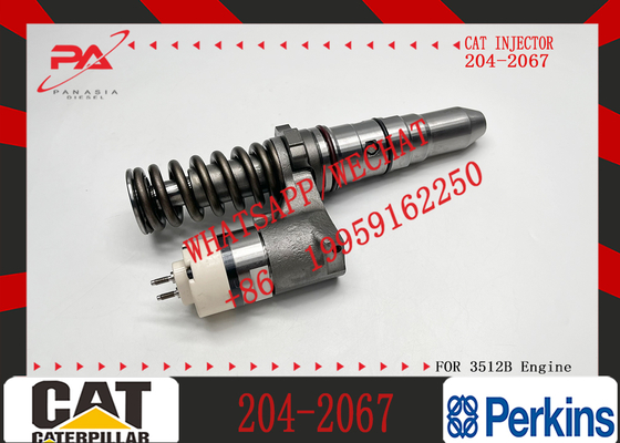 High Quality Fuel Injector 204-2067 2042067 Diesel Engine Fuel Injector 10R-6162 10R6162 for CAT C15 C18 C13 C32 3406E 3512B