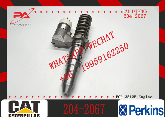 High Quality Fuel Injector 204-2067 2042067 Diesel Engine Fuel Injector 10R-6162 10R6162 for CAT C15 C18 C13 C32 3406E 3512B