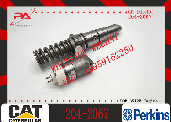 High Quality Fuel Injector 204-2067 2042067 Diesel Engine Fuel Injector 10R-6162 10R6162 for CAT C15 C18 C13 C32 3406E 3512B
