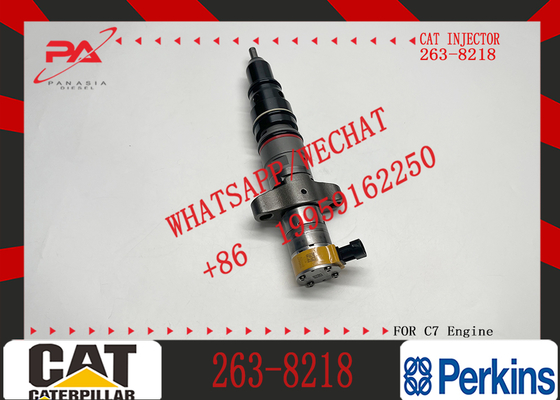 Excavator Engine Parts 263-8218 Common Rail Injector 2638218 557-7627 387-9427 328-2585 Fuel Injector for Caterpillar Cat C7 C9