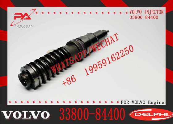 2 Pin Excavator Engine Parts Diesel Fuel Injector 33800 84400 33800-84400 BEBE4C09001 for Volvo Hyundai E1