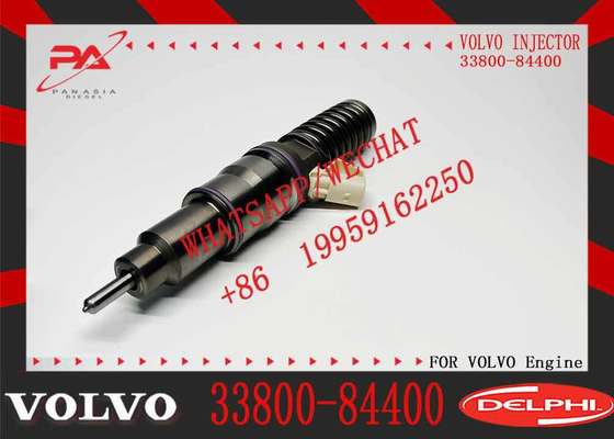 2 Pin Excavator Engine Parts Diesel Fuel Injector 33800 84400 33800-84400 BEBE4C09001 for Volvo Hyundai E1