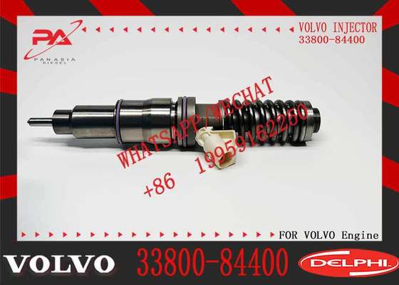 2 Pin Excavator Engine Parts Diesel Fuel Injector 33800 84400 33800-84400 BEBE4C09001 for Volvo Hyundai E1
