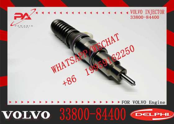 2 Pin Excavator Engine Parts Diesel Fuel Injector 33800 84400 33800-84400 BEBE4C09001 for Volvo Hyundai E1