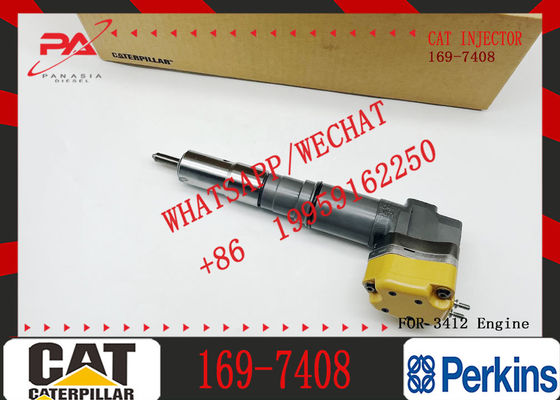 Excavator Parts Engine 3408 3412 Fuel Injector 4CR01974 169-7408 174-7527 222-5967 20R-0760 for Construction Machinery