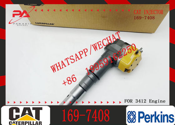 Excavator Parts Engine 3408 3412 Fuel Injector 4CR01974 169-7408 174-7527 222-5967 20R-0760 for Construction Machinery