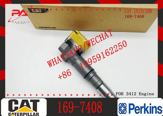 Excavator Parts Engine 3408 3412 Fuel Injector 4CR01974 169-7408 174-7527 222-5967 20R-0760 for Construction Machinery
