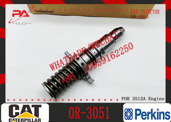 4P-9075 4P9075 Common Rail Fuel Injector 0R-3051 0R-0906 Diesel Injection Valves for CAT 3512 3516 3508