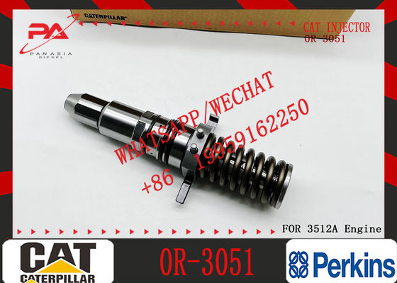 4P-9075 4P9075 Common Rail Fuel Injector 0R-3051 0R-0906 Diesel Injection Valves for CAT 3512 3516 3508