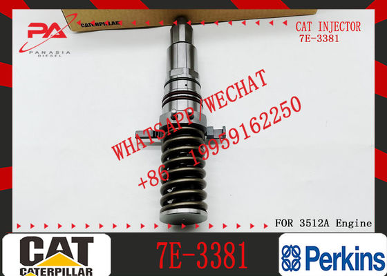 Fuel Injector 0R-3051 4P-9075 9Y-4543 7E-3381 for 3508 3512 3516 Engine Construction Machinery Parts Machinery Engine Parts