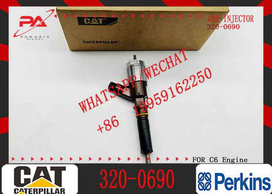 New Injector for CAT320D C6.6 Diesel 320-0690 2645A749 321-3600 320-0655 326-4756 320-0688 375-4106 320-0688 2645A751 2645A753