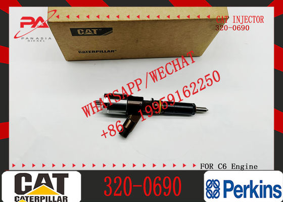 New Injector for CAT320D C6.6 Diesel 320-0690 2645A749 321-3600 320-0655 326-4756 320-0688 375-4106 320-0688 2645A751 2645A753
