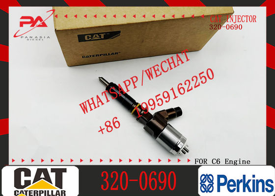New Injector for CAT320D C6.6 Diesel 320-0690 2645A749 321-3600 320-0655 326-4756 320-0688 375-4106 320-0688 2645A751 2645A753