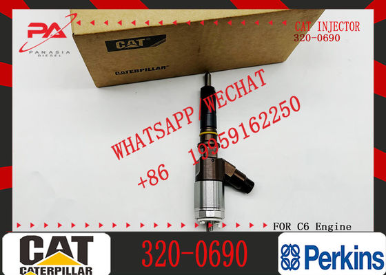 New Injector for CAT320D C6.6 Diesel 320-0690 2645A749 321-3600 320-0655 326-4756 320-0688 375-4106 320-0688 2645A751 2645A753