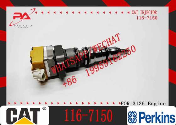 1PCS Fuel injector 116-7150 For Caterpillar CAT 3126 Engine 3126B 3126E Truck Engine 3126B C7 Marine Engine