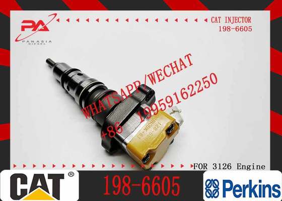 3126 3126B Excavator Diesel Engine Fuel Injector10R0782 10R-0782 198-6605 1986605 1780199 222-5965