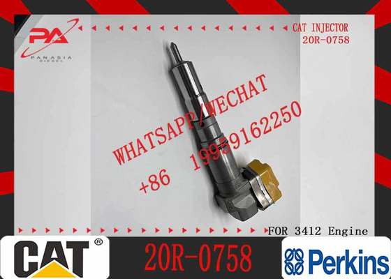 Common Rail Fuel Injector 174-7526 20R-0758 CAT 3412E Injector for Caterpillar Machinery Diesel Engine Parts
