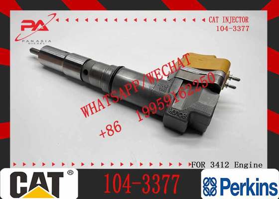 Fuel Injector 104-3377 174-7526 111-7916 138-8754 0R-8624 for CAT 3408E 3412E Engine 769D 773D 775D 631E 633E II 637E 651E 657E