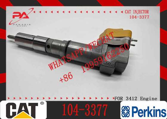Fuel Injector 104-3377 174-7526 111-7916 138-8754 0R-8624 for CAT 3408E 3412E Engine 769D 773D 775D 631E 633E II 637E 651E 657E