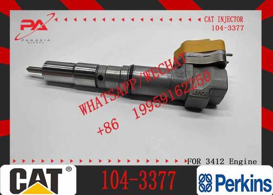 Fuel Injector 104-3377 174-7526 111-7916 138-8754 0R-8624 for CAT 3408E 3412E Engine 769D 773D 775D 631E 633E II 637E 651E 657E