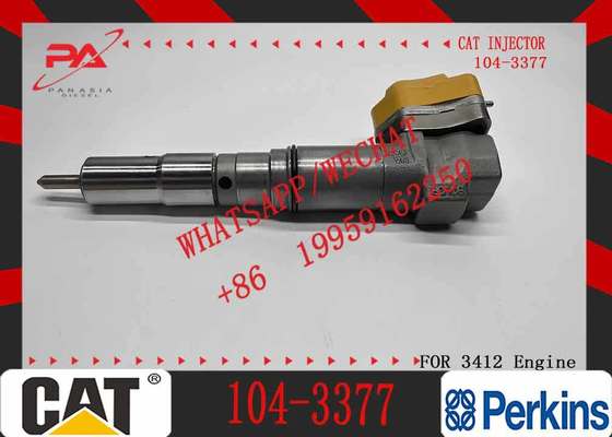 Fuel Injector 104-3377 174-7526 111-7916 138-8754 0R-8624 for CAT 3408E 3412E Engine 769D 773D 775D 631E 633E II 637E 651E 657E