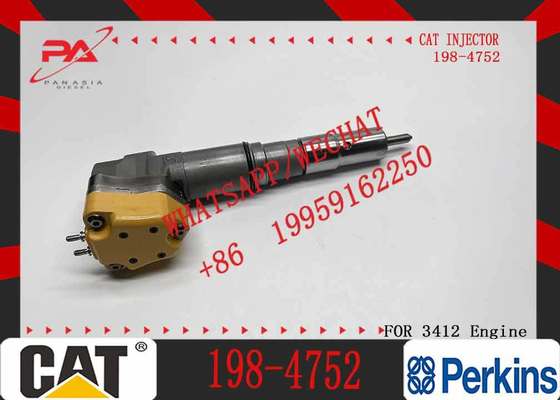 1PCS Fuel injector 198-4752 For Caterpillar CAT 3412 Engine320D L 345C L 345D L 330D MH 328D LCR 329D L 325D L Excavator