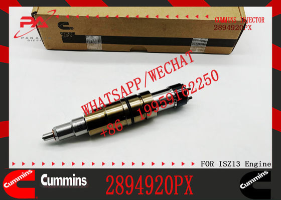 Construction Machinery PartsFuel Injector for ISZ13 Diesel 2894920PX 2482244 2488244 4327147 for CUMMINS Diesel Engine