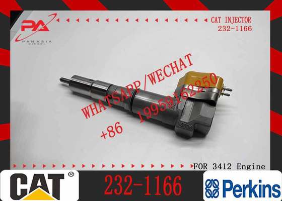 1PCS Fuel injector 232-1166 For Caterpillar CAT 3412 Engine623F 623E Wheel Scraper 345C MH M325D L MH 330D LN Excavator