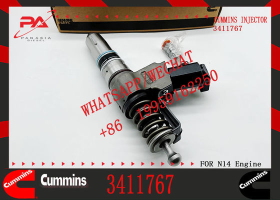 Used N14 Engine Spare Parts Common Rail Injector 3411764 3411767 Diesel Engine Machinery Repair Shops 6 Months Warranty