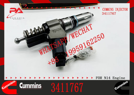 Used N14 Engine Spare Parts Common Rail Injector 3411764 3411767 Diesel Engine Machinery Repair Shops 6 Months Warranty