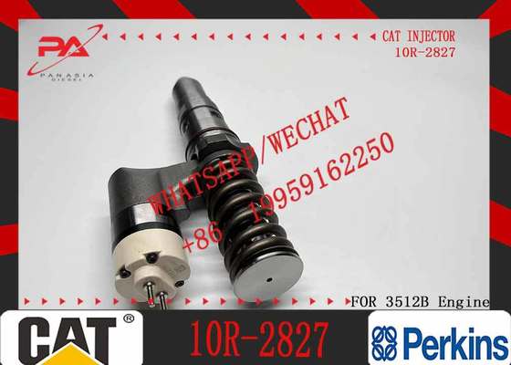Common Rail Fuel Injector 249-0746 10R-2826 10R-2827 CAT 3512B Injector for Caterpillar Machinery Diesel Engine Parts