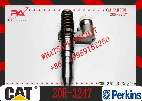 Excavator Parts 392-0225 Fuel Injector 3920225 20R-3247 20R3247 for CAT 3508B 3512B 3516B 3512C 3516C Injection Valves
