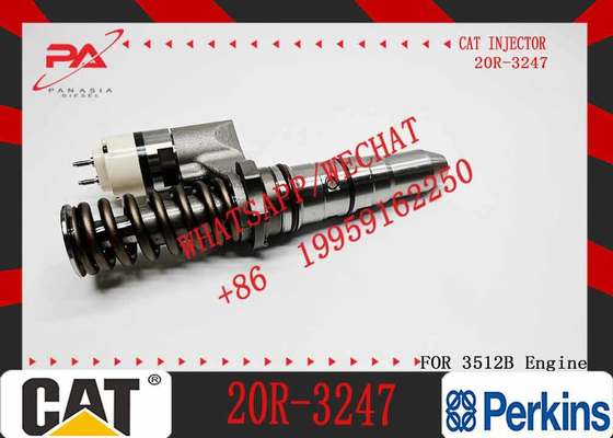 Excavator Parts 392-0225 Fuel Injector 3920225 20R-3247 20R3247 for CAT 3508B 3512B 3516B 3512C 3516C Injection Valves