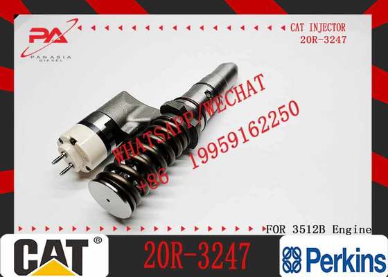 Excavator Parts 392-0225 Fuel Injector 3920225 20R-3247 20R3247 for CAT 3508B 3512B 3516B 3512C 3516C Injection Valves