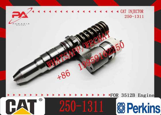 Common Rail Fuel Injector 250-1311 10R-1279 CAT 3512B 250 1311 10R 1279 Injector for Caterpillar Machinery Diesel Engine Parts