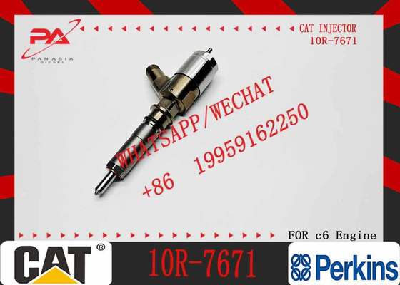 New Diesel Engine Injector 10R-7668 10R-7671 10R-7672 2645A718 10R-7673 10R-7676 for Caterpillar C4.4/C6.6 Common Rail (Steel)