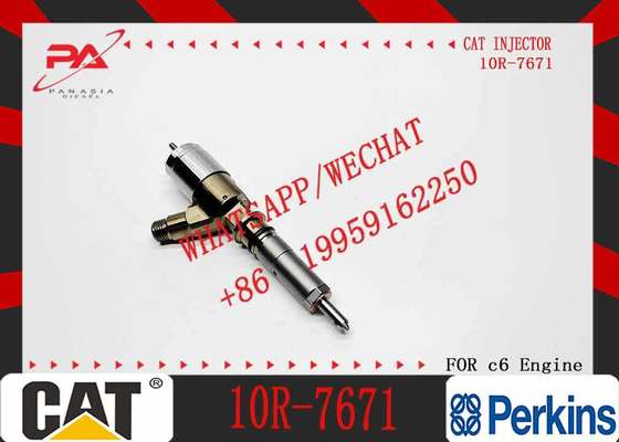 New Diesel Engine Injector 10R-7668 10R-7671 10R-7672 2645A718 10R-7673 10R-7676 for Caterpillar C4.4/C6.6 Common Rail (Steel)