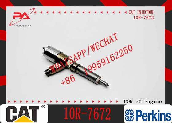 New Diesel Engine Injector 10R-7668 10R-7671 10R-7672 2645A718 10R-7673 10R-7676 for Caterpillar C4.4/C6.6 Common Rail (Steel)