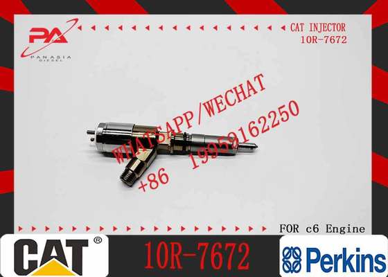 New Diesel Engine Injector 10R-7668 10R-7671 10R-7672 2645A718 10R-7673 10R-7676 for Caterpillar C4.4/C6.6 Common Rail (Steel)
