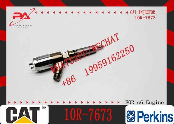 New Diesel Engine Injector 10R-7668 10R-7671 10R-7672 2645A718 10R-7673 10R-7676 for Caterpillar C4.4/C6.6 Common Rail (Steel)