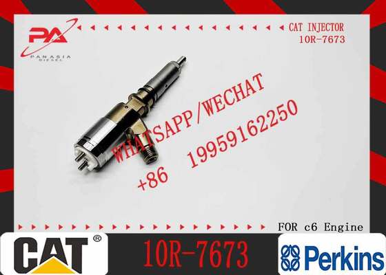 New Diesel Engine Injector 10R-7668 10R-7671 10R-7672 2645A718 10R-7673 10R-7676 for Caterpillar C4.4/C6.6 Common Rail (Steel)