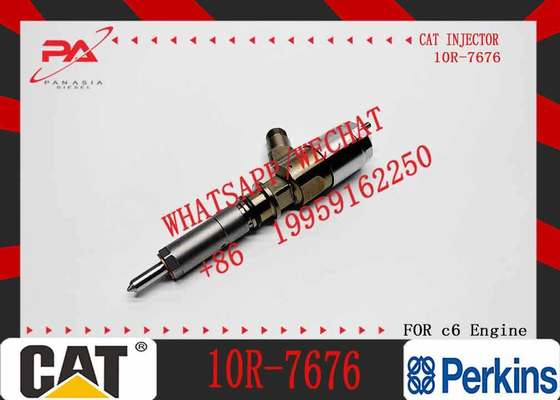 New Diesel Engine Injector 10R-7668 10R-7671 10R-7672 2645A718 10R-7673 10R-7676 for Caterpillar C4.4/C6.6 Common Rail (Steel)