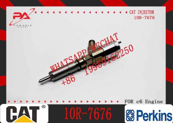 New Diesel Engine Injector 10R-7668 10R-7671 10R-7672 2645A718 10R-7673 10R-7676 for Caterpillar C4.4/C6.6 Common Rail (Steel)