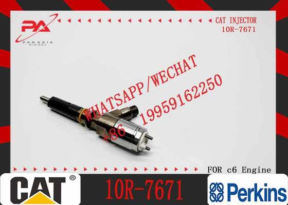 New Diesel Engine Injector 10R-7668 10R-7671 10R-7672 2645A718 10R-7673 10R-7676 for Caterpillar C4.4/C6.6 Common Rail (Steel)