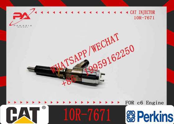 New Diesel Engine Injector 10R-7668 10R-7671 10R-7672 2645A718 10R-7673 10R-7676 for Caterpillar C4.4/C6.6 Common Rail (Steel)