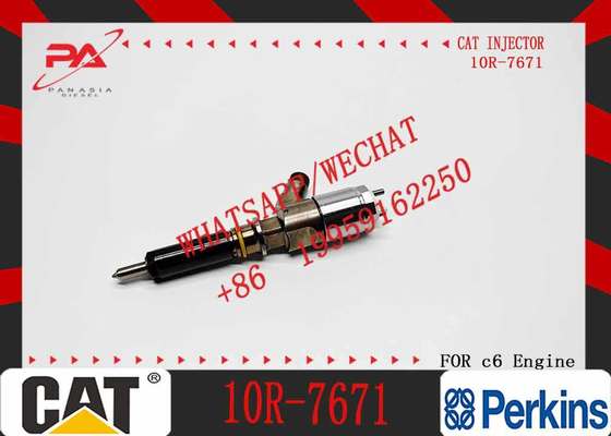 New Diesel Engine Injector 10R-7668 10R-7671 10R-7672 2645A718 10R-7673 10R-7676 for Caterpillar C4.4/C6.6 Common Rail (Steel)