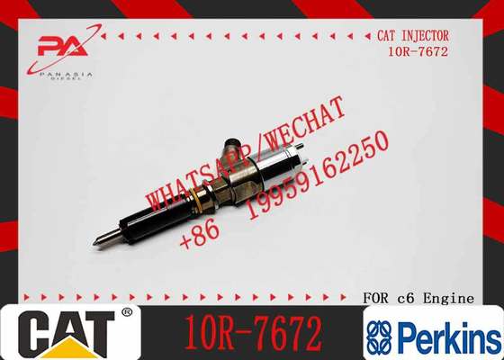 New Diesel Engine Injector 10R-7668 10R-7671 10R-7672 2645A718 10R-7673 10R-7676 for Caterpillar C4.4/C6.6 Common Rail (Steel)