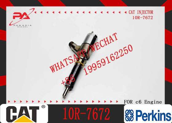 New Diesel Engine Injector 10R-7668 10R-7671 10R-7672 2645A718 10R-7673 10R-7676 for Caterpillar C4.4/C6.6 Common Rail (Steel)